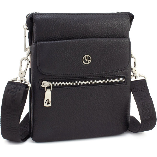 Чоловіча шкіряна сумка чер�...